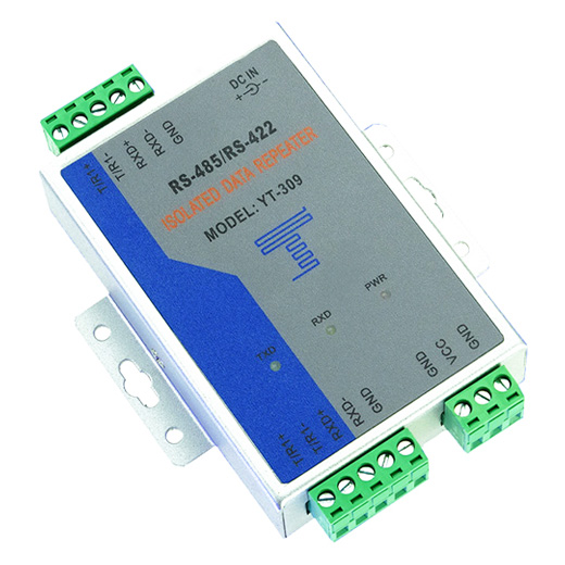 YT-309工業(yè)級光電隔離RS485/422中繼放大器 